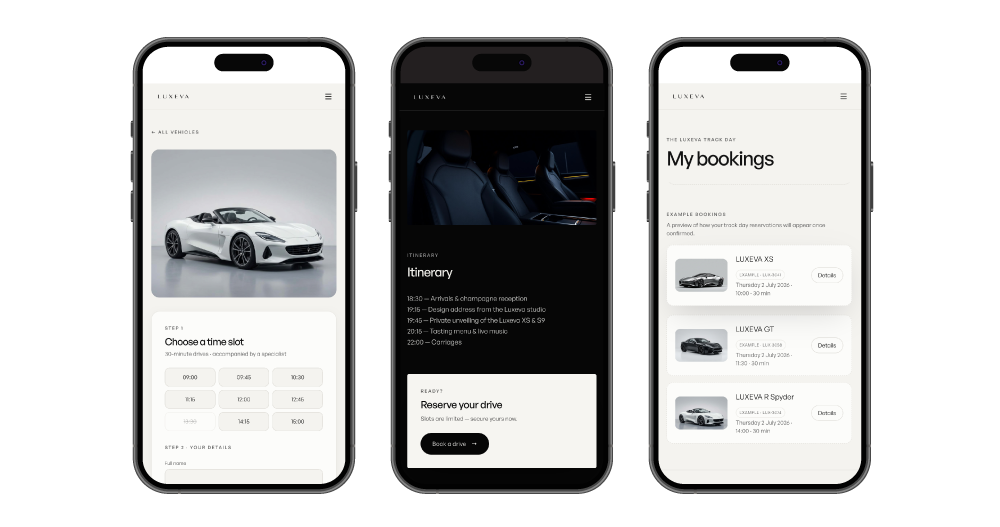Arrive & Drive — Mobile experience