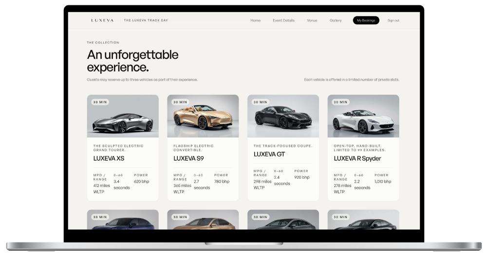 Arrive & Drive — Admin dashboard