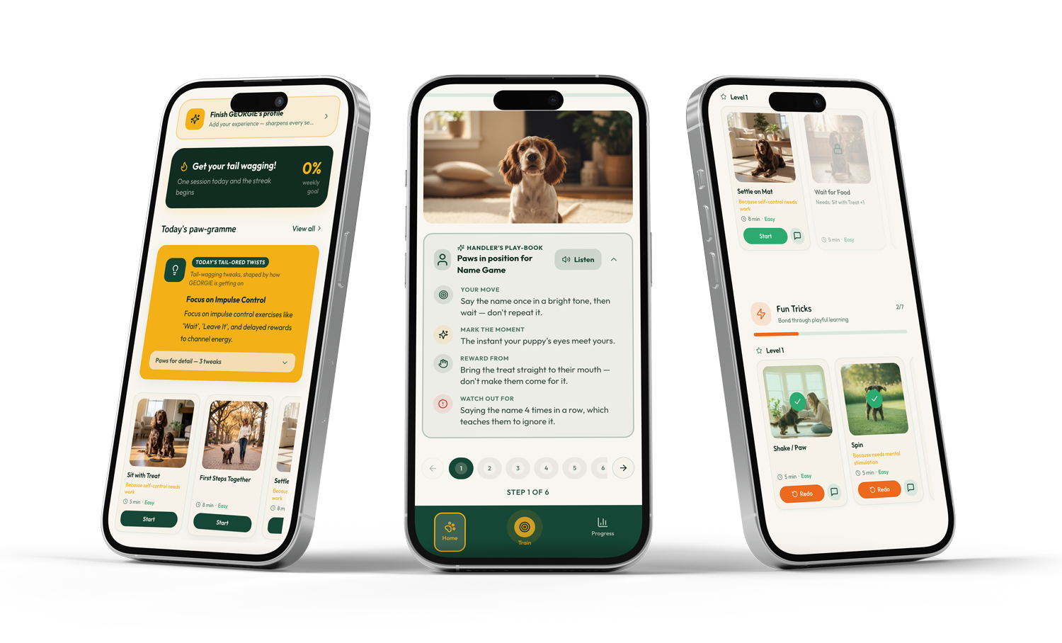 Pup Buddy — Mobile experience