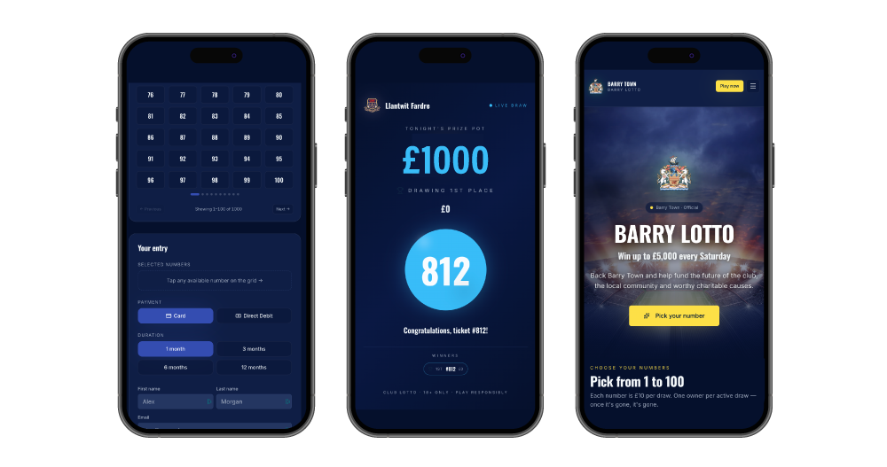Club Lotto — Mobile experience